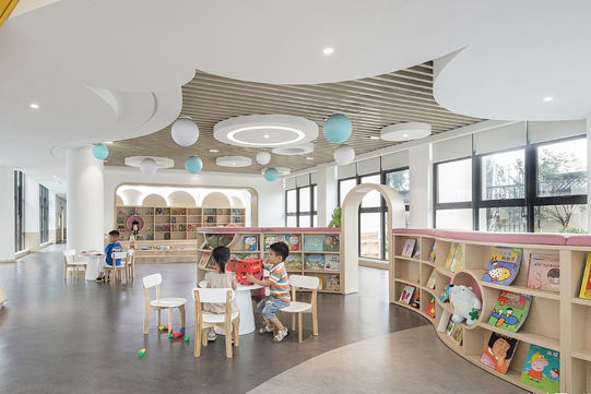廣州設計裝修公司洞頭區(qū)靈昆幼兒園裝飾設計案例