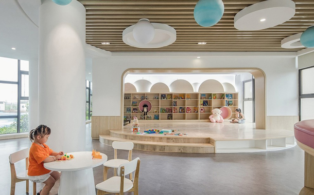 廣州設計裝修公司洞頭區(qū)靈昆幼兒園裝飾設計案例