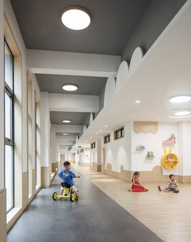 廣州設計裝修公司洞頭區(qū)靈昆幼兒園裝飾設計案例