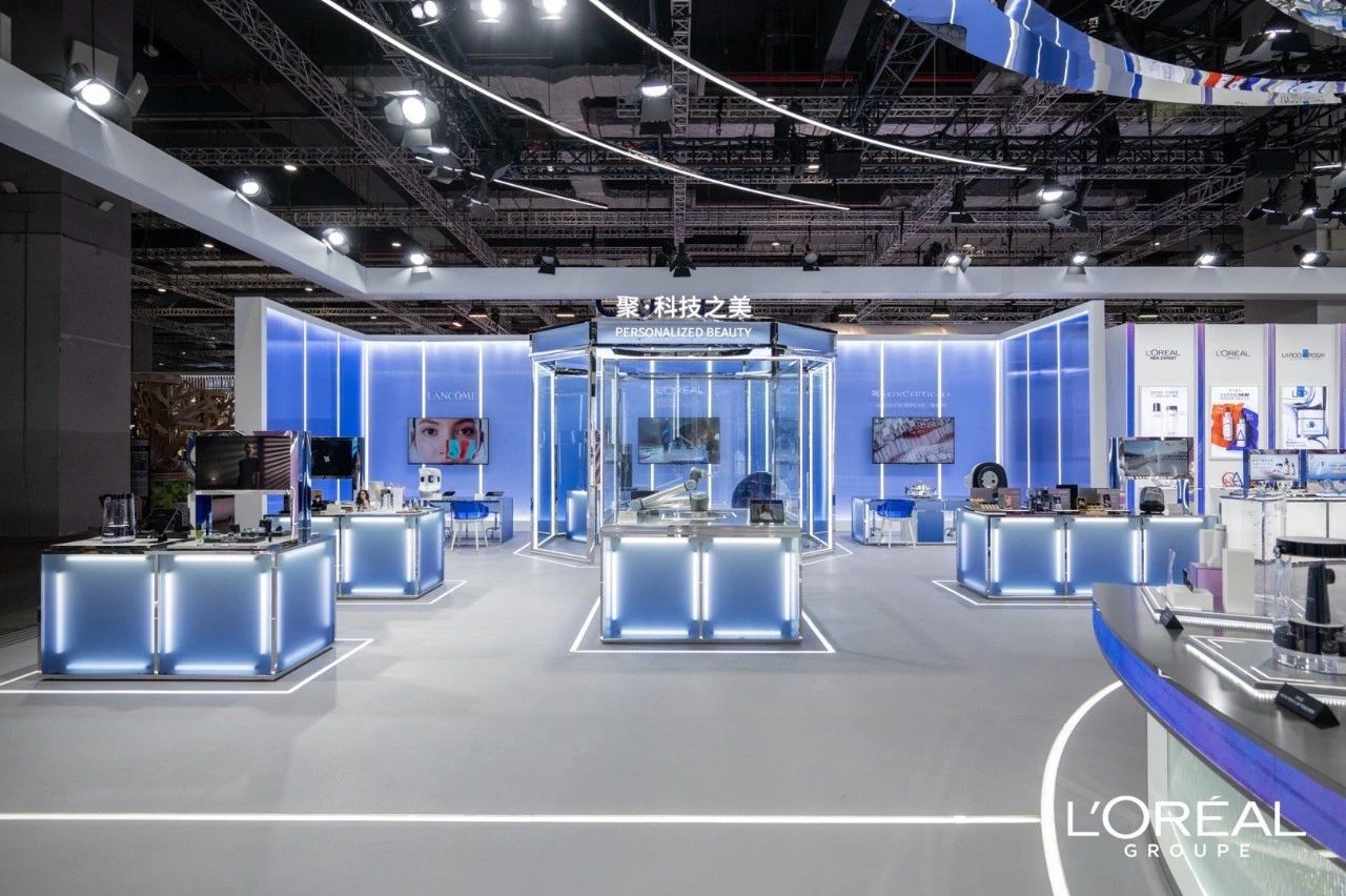 深圳展覽設計公司帶你看2023進博會最具有創意00家企業展臺(歐萊雅展臺)3